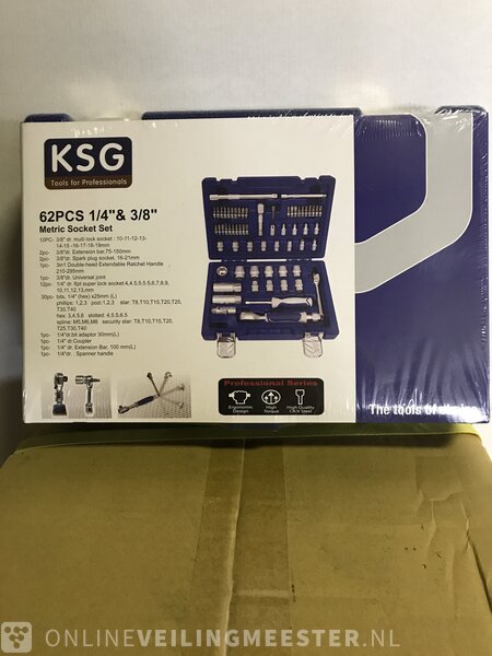 [933] 62 delige gereedschapset van KSG