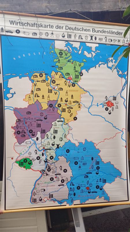 [906] Wirtschafskarte der Deutsche Bundesländer