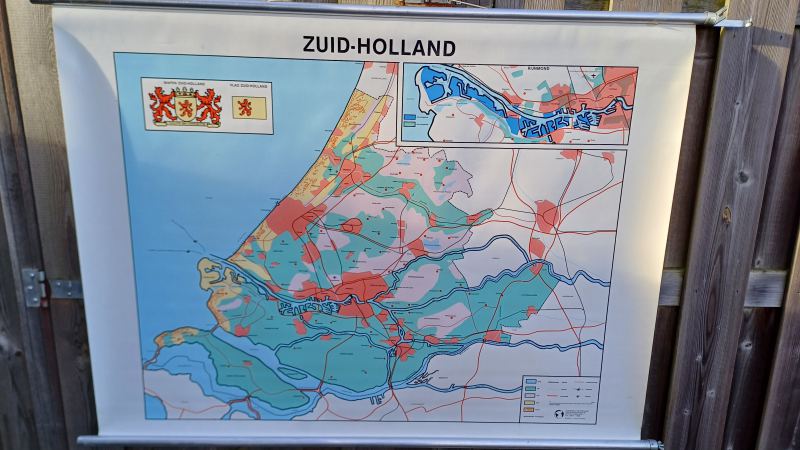 [911] Landkaart van Zuid Holland